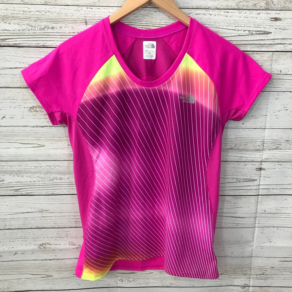 Hot pink performance T-shirt Northface